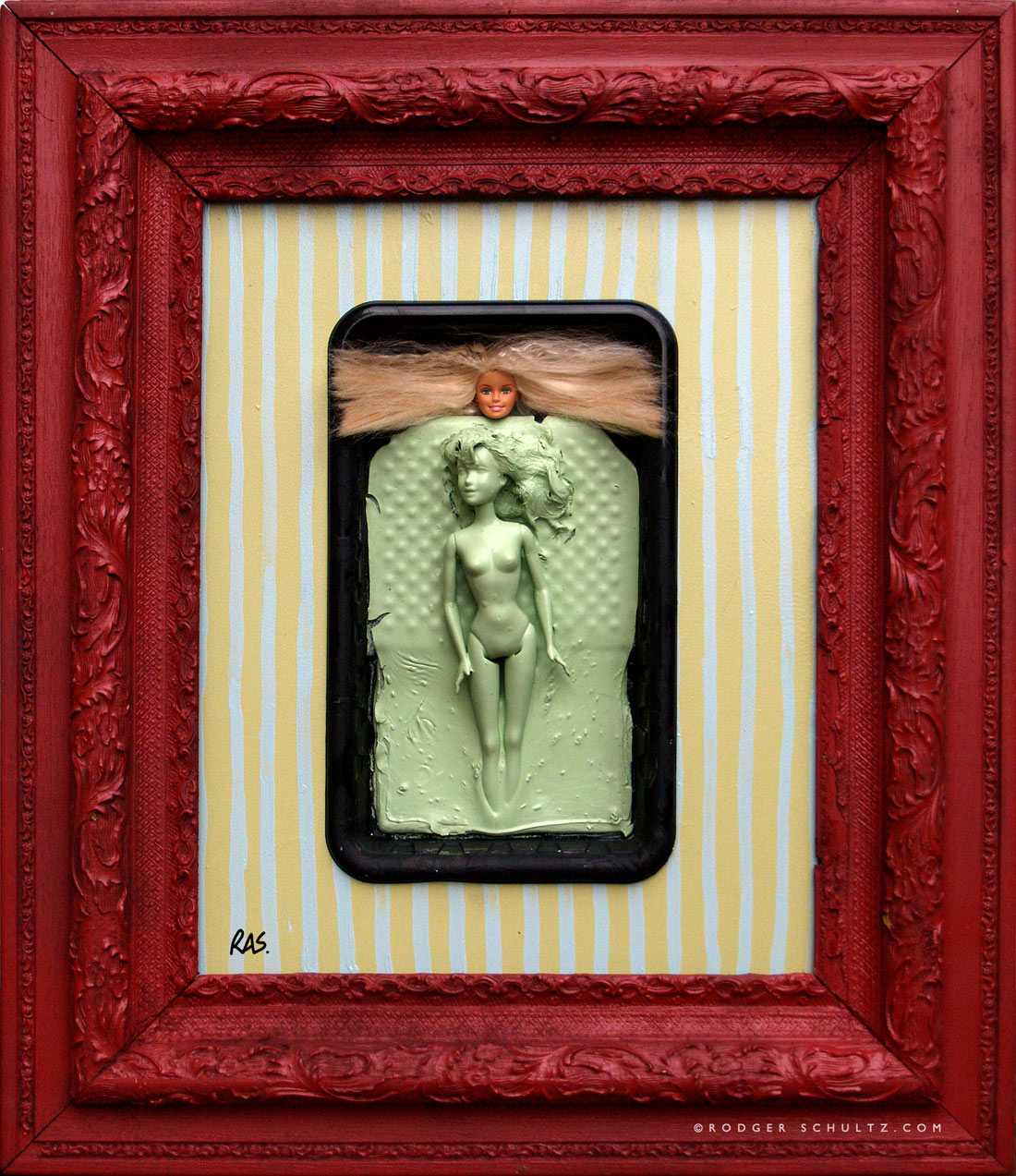 Mint Carbonite Barbie With Disembodied Spirit Guide