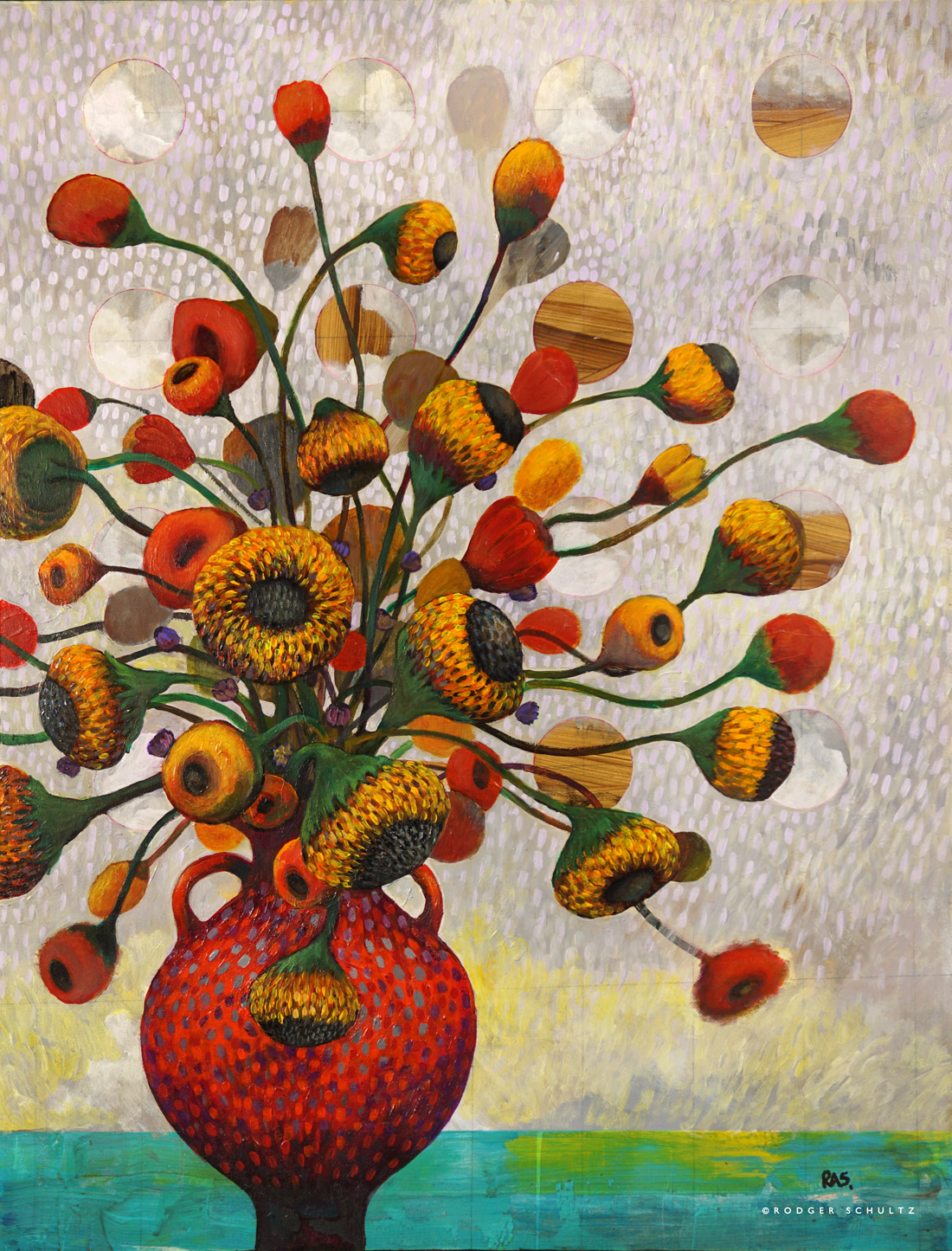 Nubs in Strawberry Vase